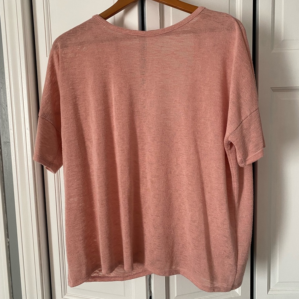 Pink Lily Women's Pink Top with Open Back